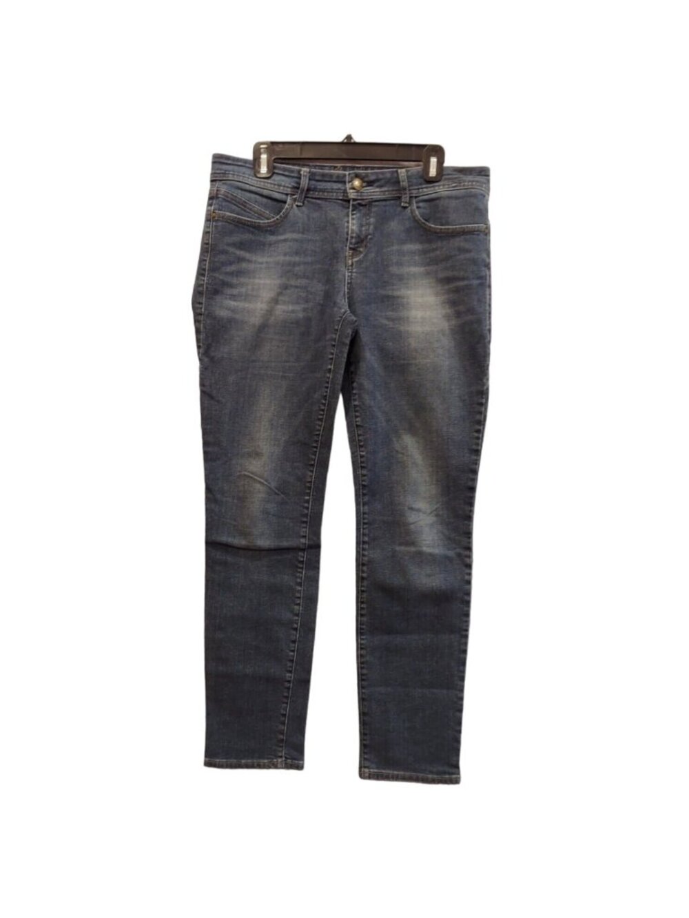 Divine Rights of Denim jeans Womens Size 31 logo Dark Whiskered casual Mom Ankle